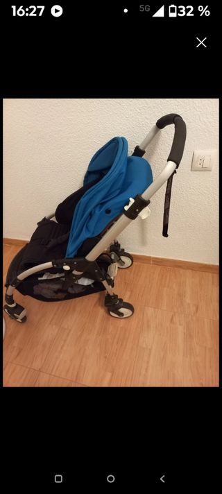 Silleta para bebé azul