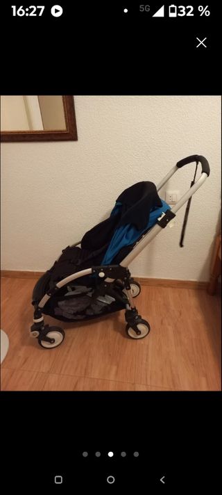 Silleta para bebé azul