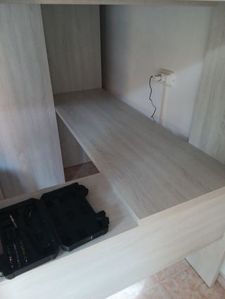 Litera estudio con armario 90x190