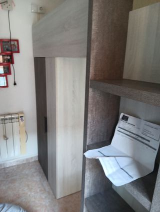 Litera estudio con armario 90x190
