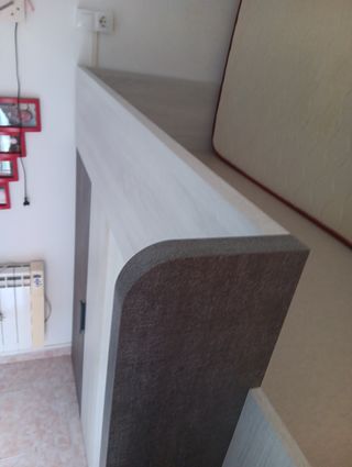 Litera estudio con armario 90x190