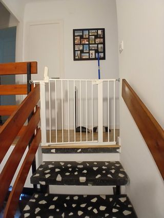 Barrera de seguridad blanca