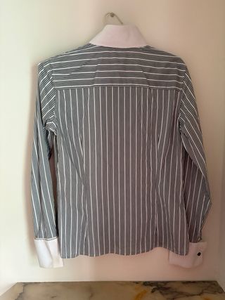 Camisa Massimo Dutti Rayas Grises