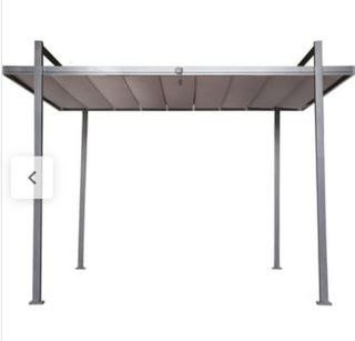 Pérgola Beige y negro