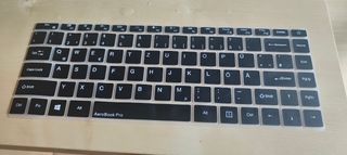 Teclado flexible AeroBook Pro negro Qwerty Alemán.