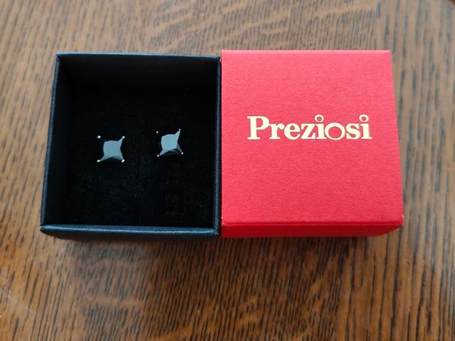 Orecchini brillante NERO | "Preziosi Gioielli"