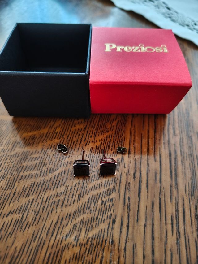 Orecchini brillante NERO | "Preziosi Gioielli"