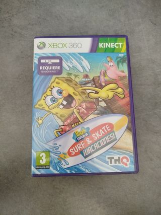 Bob Esponja Surf & Skate Xbox 360 Kinect