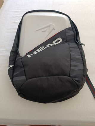 Mochila Head raquetero, como nueva, 4 espacios