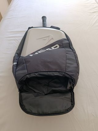 Mochila Head raquetero, como nueva, 4 espacios