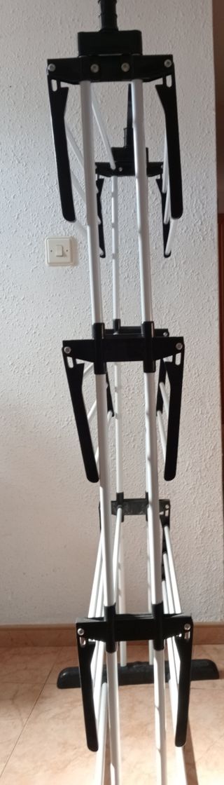 Tendedero grande plegable con ruedas