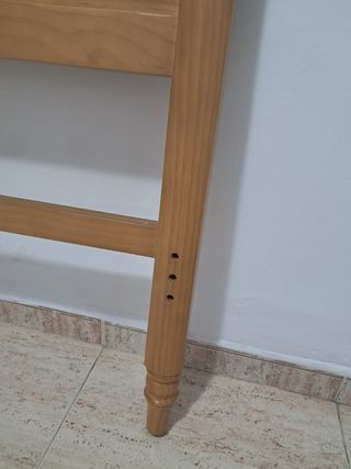 Cabezal de madera 135 cm
