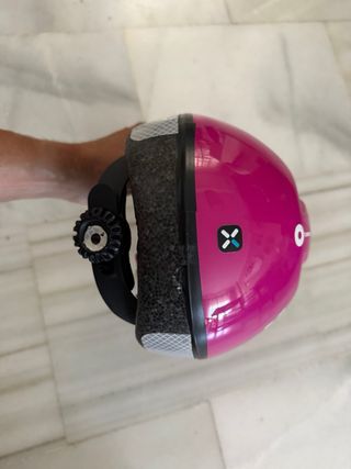 Casco de bicicleta infantil rosa