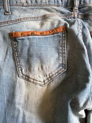 Pantalón vaquero Stradivarius azul