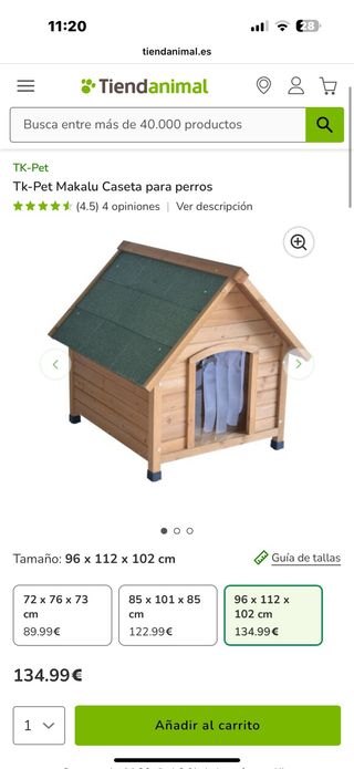 Caseta para perros Tk-Pet Makalu