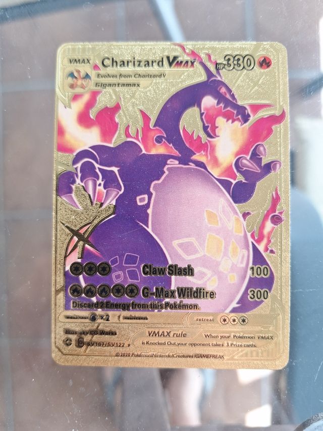 Carta Pokémon Charizard VMAX SV107/SV122