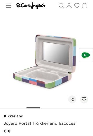 Mini joyero de viaje multicolor NUEVO