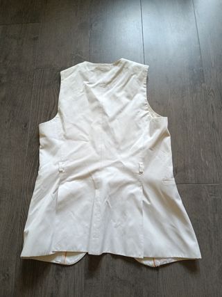 Chaleco Massimo Dutti Blanco