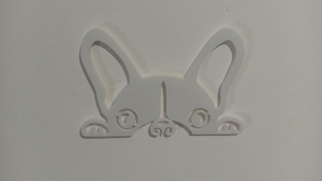 1 Quadretto Bulldog Decorazione Casa Pet