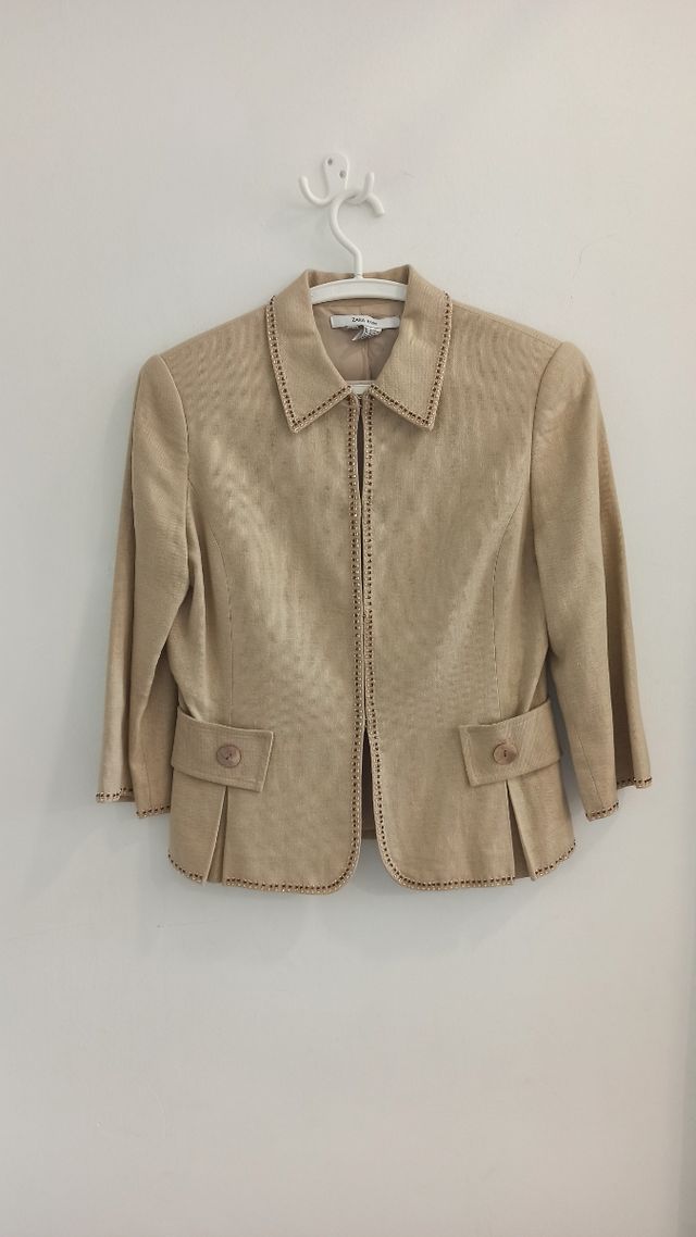 Chaqueta Zara Kids Beige