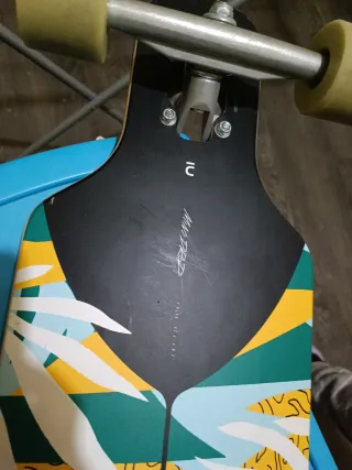 Patinete Longboard con Diseño Tropical