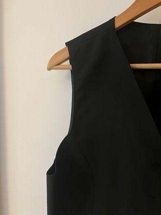 Chaleco vintage negro