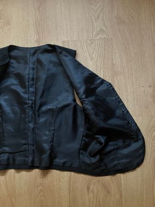 Chaleco vintage negro