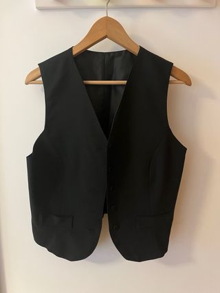 Chaleco vintage negro