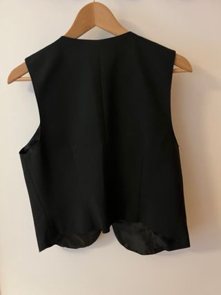 Chaleco vintage negro