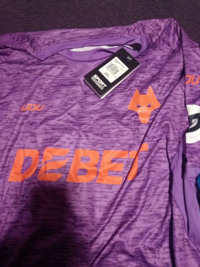 2 Camisetas Deportivas Morada y Azul