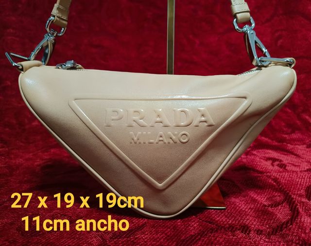 Bolso Prada Triangle Beige