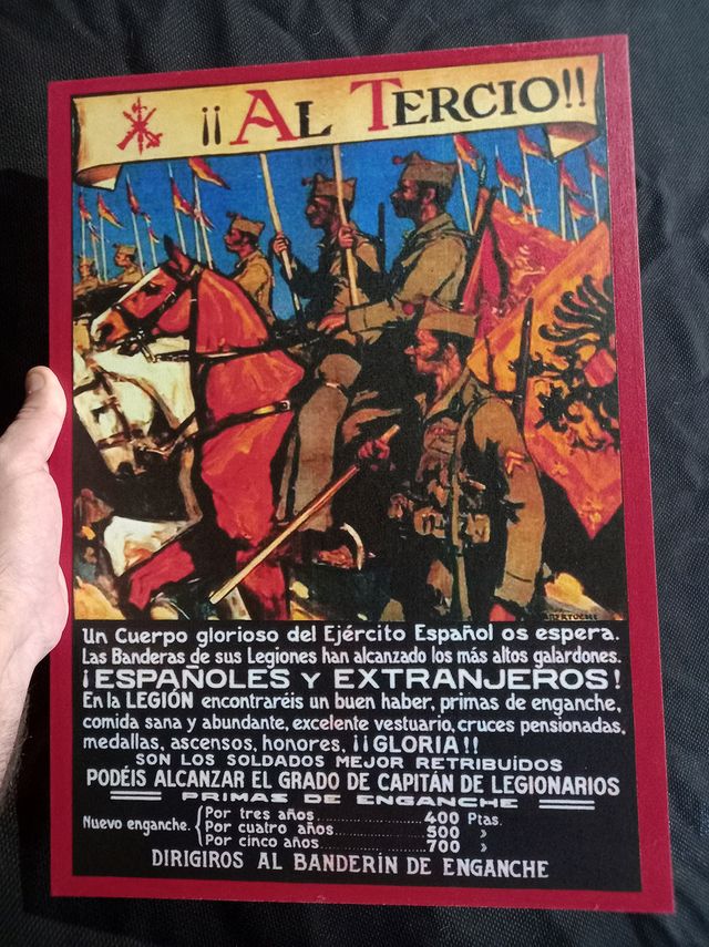 Dipinto della Legione Spagnola