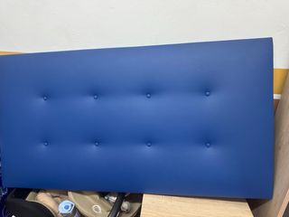 Cabecero Cama 135 Azul Polipiel