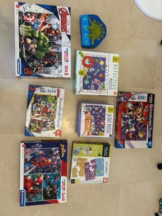 Lote de Puzzles Infantiles Variados
