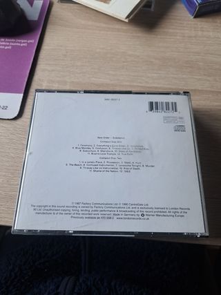 New Order Substance CD 1987