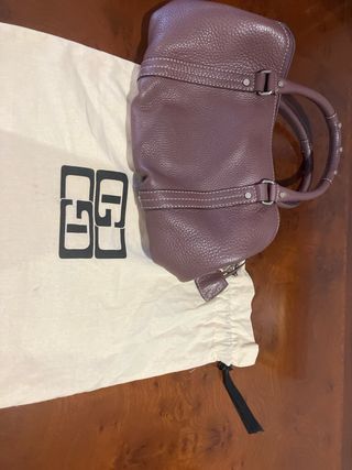 Bolso Gloria Ortiz Piel Berenjena