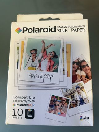Papel Polaroid ZINK 3.5x4.25 Border Prints