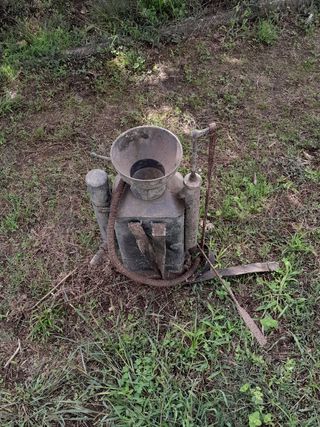 Sulfatadora de cobre antigua