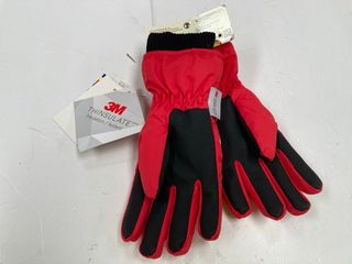 Guantes de esquí Playshoes Thinsulate Unisex Rojos