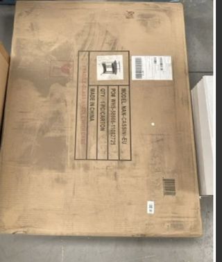 Mesa Ordenador Cristal y Metal