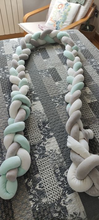 Cojín chichonera Trenza