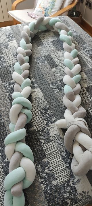 Cojín chichonera Trenza