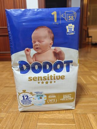 Pañales Dodot Sensitive Talla 1 (2-5 kg)