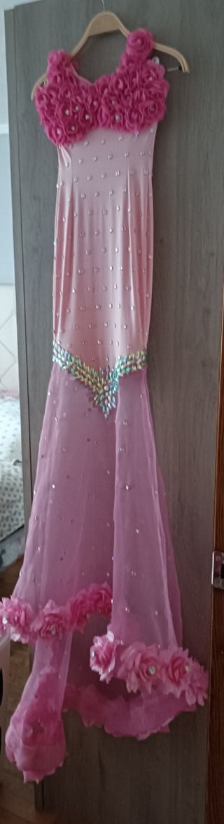 Vestido de fiesta niña rosa