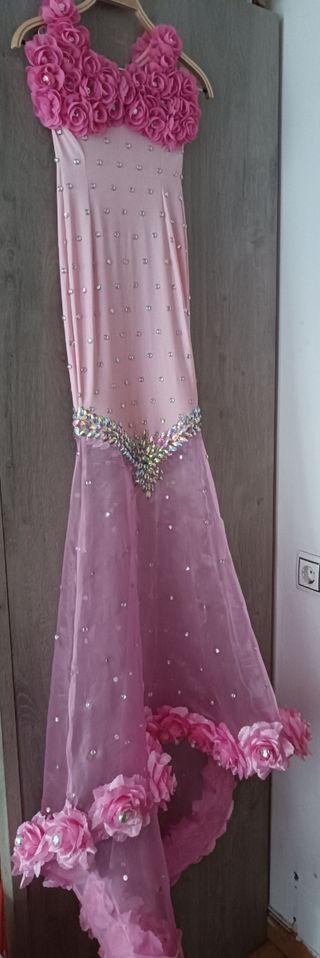 Vestido de fiesta niña rosa