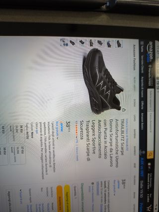 Scarpe antinfortunistiche TRAILBLITZ Nere 44