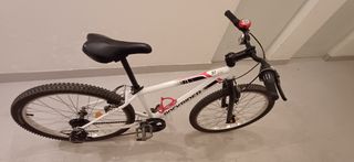 Bicicleta Infantil Rockrider Blanca