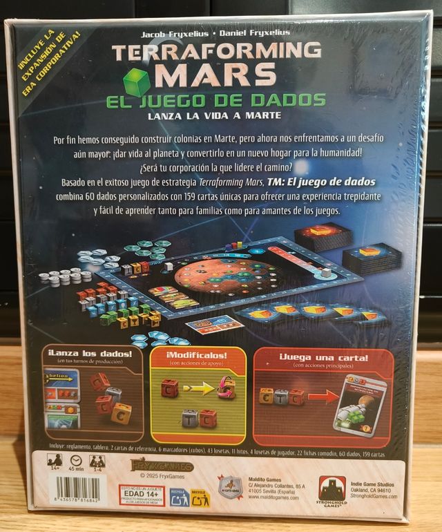 Terraforming Mars: El Juego de Dados