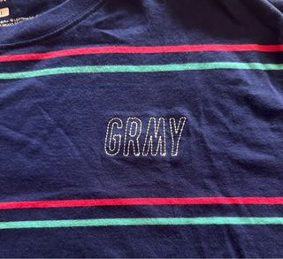 Camiseta Grimey Rayas Azul Multicolor