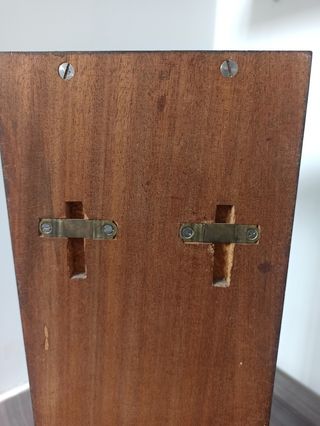 Vitrina Antigua Hornacina Cristal y Madera